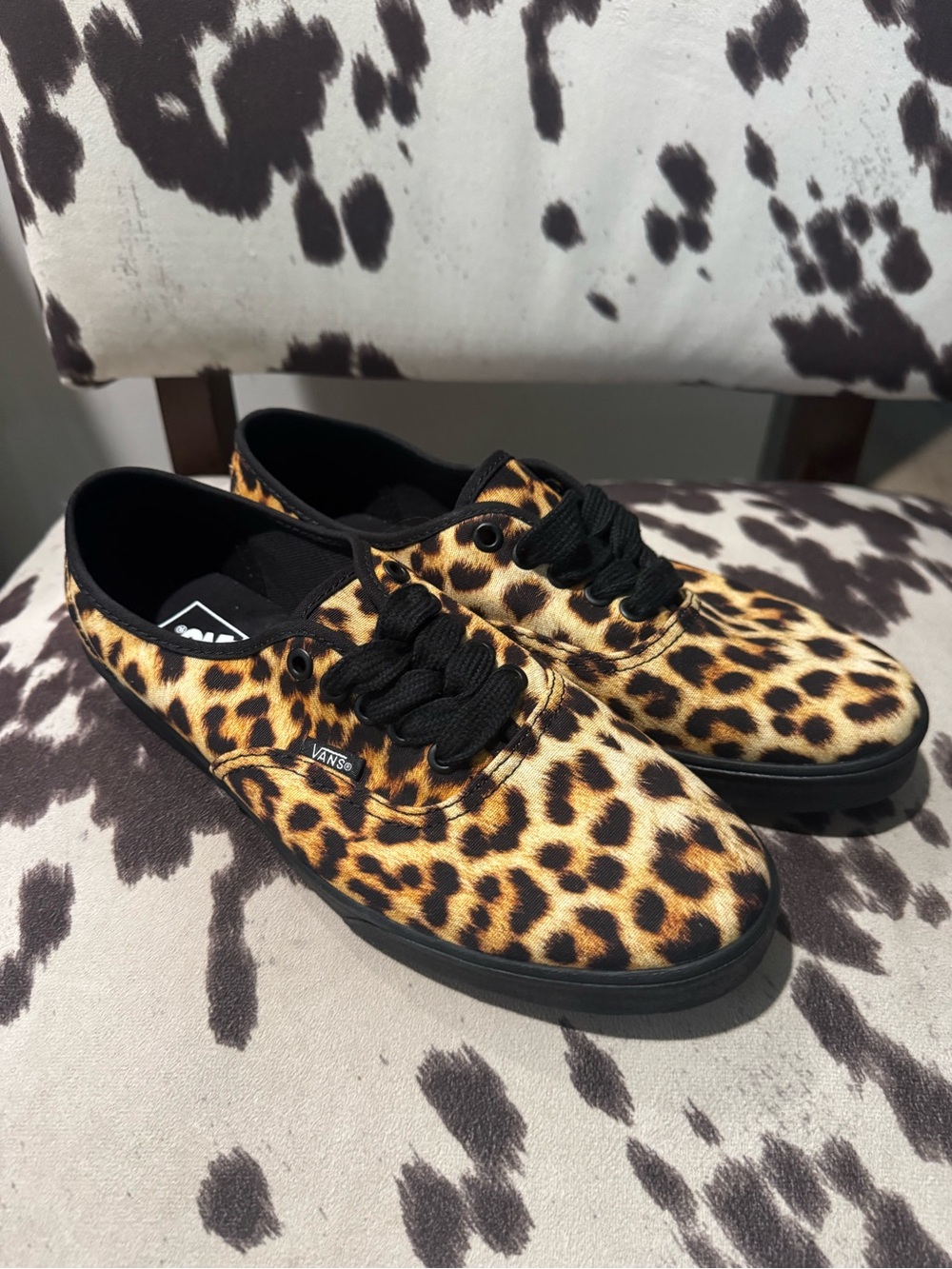 Vans Leopard Print Sneakers